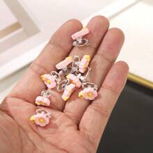 10 Stücke Mini Blumen Haarclips, süß und niedlich, geeignet für den täglichen Gebrauch von Mädchen, Haaraccessoire, Sommeraccessoire, Reise, Klemmclips, Haarspangen, Haarklammern