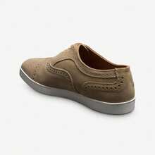 Allen Edmonds Strand 4323 Oxford 男款美码 7.5 码米色绒面革正装运动鞋 KHD907 - 米色 - 查看 4