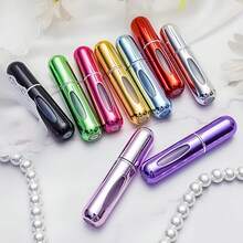 3/6Pcs Portable Mini Refillable Perfume Atomizer Bottle, Travel Size Refillable Perfume Refill Bottle - Perfume Atomizer Refillables,Portable Cosmetic Bottle , 5ml Perfume Bottle With Bottom Filling - Nhiều màu (Đỏ + Vàng + Tím) - Xem 7
