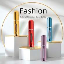 3/6Pcs Portable Mini Refillable Perfume Atomizer Bottle, Travel Size Refillable Perfume Refill Bottle - Perfume Atomizer Refillables,Portable Cosmetic Bottle , 5ml Perfume Bottle With Bottom Filling