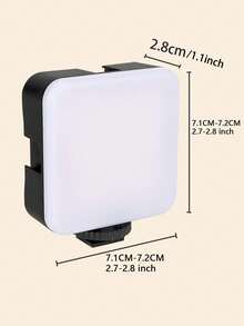 Borriig 1 đèn kẹp mini cầm tay, đèn vòng selfie, thích hợp cho selfie, livestream, chụp ảnh, đèn selfie/đèn điện thoại nhỏ gọn - Kẹp chữ U - Xem 4