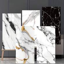 30pcs Luxury Marble Wallpaper 3D Stickers, 20/30pcs, 30.0cm X 59.99cm - Waterproof, Modern Minimalist Design For Bedroom, Living Room, Kitchen, Bathroom Decor, Bedroom Wall Decor | Modern Wall Art | Durable Wall Decoration, Wall Decor