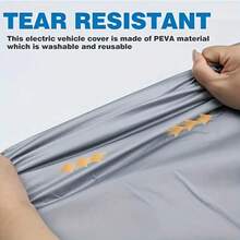 Cubierta protectora para exteriores y interiores de motocicletas, cubierta de motocicleta impermeable y a prueba de polvo de alta calidad, estaciones universales, cubierta de motocicletas portátiles impermeables y a prueba de polvo - Gris - Ver 7