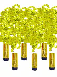 3pcs/1pc Confetti Poppers, Multicolor Paper Confetti Cannon Popper, Party Decoration & Gift For Wedding, Birthday, Graduation, Anniversary, New Year