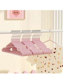 1/4/5/9/11/15/19pcs/Set Anti-Slip Seamless Clothes Hanger, Thickened Adults Vest/Underwear Dedicated Clothes Rack, Suitable For Home Daily Clothing Hanging, Garment Organizing
