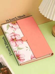 1 件定制 A5 花卉雕刻笔记本 - 个性化文字和姓名，商务 PU 皮革日记本，适用于办公室、学校 - 生日、圣诞节、情人节的独特礼物（紫色、绿色、混合色）学校用品，返校