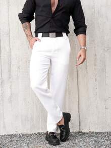 Dennis Beumont Milano Tailored Trousers - 白色 - 查看 1
