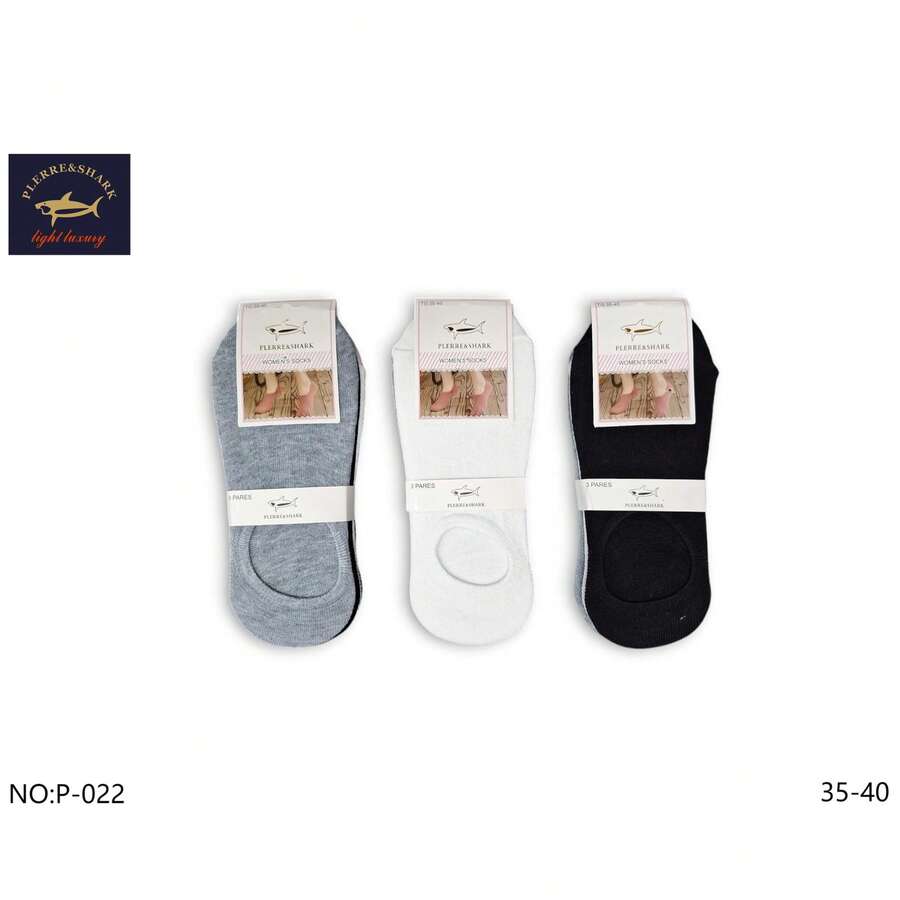 Women Invisible Socks - Multicolor - View 1