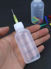 8 件套塑料挤压瓶套装，配有各种喷嘴头 - 多用途，适用于蛋糕装饰、甜点烘焙和艺术绘画圆形、无香型、可手洗 - 工艺和烹饪工具 - 彩色 - 查看 3