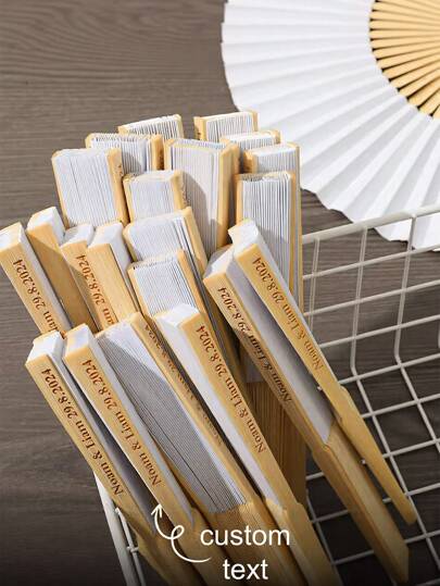 Personalized Carved Wedding Event Paper Fans, Customized Multi-Color Folding Wedding Hand Fans, Wedding Folding Fans Vintage Fans, Customized Wedding Gifts, Wedding Party Fans, Bridesmaids Portable Party Wedding Supplies, Wedding Guest Party Folding Fans, Birthday Party Fans, Small Gifts, Holiday Gifts, Christmas Gifts., Personalized, Unique, For Anniversaries, For Valentine's Day, For Mother's Day, For Birthdays, For Father's Day, For Graduation, For Weddings, For Housewarming