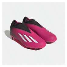 Adidas X Speedportal+ FG J GZ5120 Unisex Kid's Black/Pink Soccer Cleats 6 NX1114