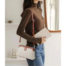 1pc Soft Leather Women's Totes Bag Retro Roomy Women's Shopping Bags Mother Shoulder Messenger Bag Print Women Handbags Sac A Main1