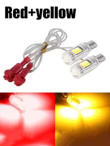 2pcs Motorcycle Turn Signal Light T15 Motorcycle Lights Dual Contact Lamp LED Parking Bulb Width Lamps Colorful Tail Lighting - Multicolor - View 11