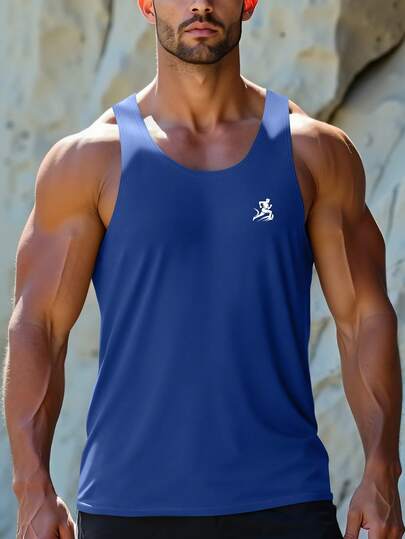 男士轻质速干无袖背心，适合训练和日常穿着