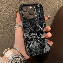 Gothic Mobile Phone Case, Designed With Skulls And Intricate Cross Patterns, Suitable For IPhone 16, 15, 14, 13, 12 And 11 Pro Models, Made Of TPU Material, And Provides Shockproof Protection