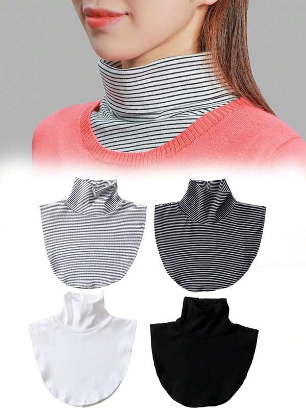 Women's False Collar, Artificial Collar, White Detachable Collar, False Collar, Half-Shirt Insert Collar, Suitable For Both Ladies And Girls. This Women's False Collar Shirt Is Elegant And Suitable For Work, Shopping, Campus, Parties, Travel, Interviews, Etc. This Is Your First Choice For Daily Wear And Is Suitable For All Seasons. An Artificial Collar Is Like Multiple Base Shirts.