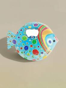1 pieza Abrebotellas con forma de pez, imán para nevera, decoración del hogar bohemia