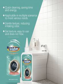 Multi-Purpose Mold And Stain Remover Cleaning Gel For Home Use, Suitable For Washing Machine Crevices, Sink And More