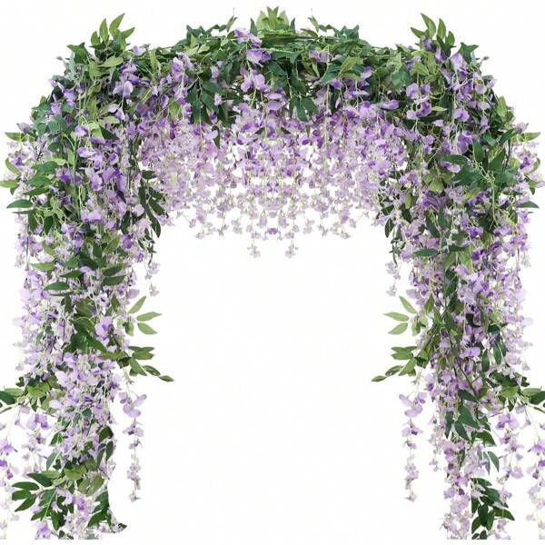 1/3/5PCS Artificial Green Plants Tofu Pudding Cane Wedding Decoration Wall Background Layout Home Dining Room Bedroom Decoration Materials Dining Room Birthday Party Party Decoration