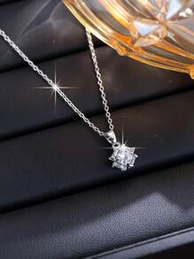 Conjunto de 2 peças de brincos e colares femininos com design minimalista, joias modernas e elegantes para o dia a dia