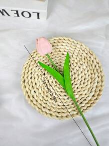 Artificial Tulip Flowers Decor For Home, Minimalist INS Style Decoration For Living Room, Bedroom, Suitable For Home, Wedding, Holiday Decoration, Valentine's Day, Gift Gifts Birthday Graduation