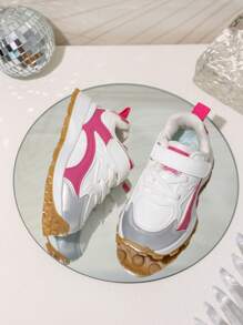Un par de zapatos deportivos unisex para niños para la primavera de 2025, nuevos zapatos de correr para niñas, calzado para excursionismo infantil ultra ligero y de suela blanda, tenis casuales y abultados