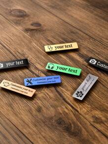 Customized Logo Badges, With Logo Design, Pin Or Magnet Closure, Multiple Color Options, Suitable For Office, School And Business Identification, School Supplies, Back To School, School Gift, For Office, For School, For Classroom, For Teacher Gifts, For University, For Colleague, For Dorm Rooms, For Teacher, Middle School Students, High School Senior High School Students