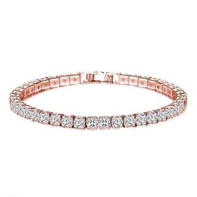 Pulsera de circonita a la moda - 1 elegante joya brillante | Adecuada para pulsera de joyería diaria | Regalo de verano | Joyería | Pulsera de mujer | Pulsera de hombre/Regalo de encanto para mujer/Regalo de cumpleaños/Joyería del Día de San Valentín/Regalo de Navidad | Joyería de mujer/Necesidades del festival/Joyería/Fiesta del festival/Moda multifuncional | Aniversario/Regalo de graduación