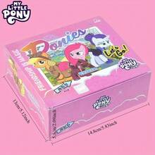 MY LITTLE PONY 1/6 piezas Tarjeta Mágica de Mi Pequeño Pony al azar, 1 y 30 cajas al azar, incluida la oportunidad de sacar tarjetas negras raras, favorita de los coleccionistas, para útiles escolares, de vuelta a la escuela