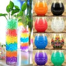10000pcs Water Jelly Bead Filler - For Floating Candle Making, Wedding Party, Home Decor Plants And Crafts Beads (Swell When Absorbing Water)