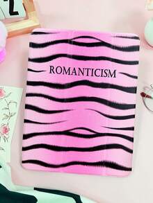 1pc Pink Wavy Pattern Painted Tablet Case, Compatible With 10.2/10.5/Air4/Air5/10.9/Pro 11-Inch/10th Gen/ Air 11-In.(M2)-2024/ Pro11-In.(M4)-2024/Air 11-Inch (M3) 2025/ (A16) 11 Inch 11th Generation 2025, Mini4/Mini5/Mini6/Mini7/Air/Air2/9.7, Galaxy Tab A8 10.5 Inch 2022. Includes Pencil Slot, Tri-Fold Stand, TPU, Magnetic Sleep/Wake, Fun/Personalized/Creative Design - Multicolor - View 1