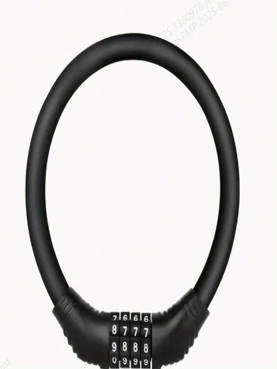 1 件重型自行车钢缆锁，合金环锁，适用于山地车、公路车 - 彩色 - 查看 1