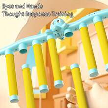 Tecforood 1pc Children's Quick Reaction Grab Game - Indoor Sports And Attention Training Toy, Durable Plastic Material, Multiple Colors Available, Children's Educational Toy, Reaction Challenge Game, Relay Game, Hand-Eye Coordination Training, Reaction Training Toy, Suitable For Children And Adults Hand-Eye Coordination Reaction Training Toy, Applicable For Team Building, Picnics, New Year Parties And Holiday Games - Multicolor - View 7