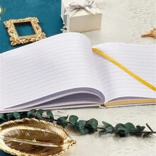1PC Special Event Guest Book, Elegant Hardcover Booklet For Weddings, Memorials, Parties, Baby Showers, Bridal Showers Or Gift-Giving