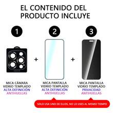 Mida Style Kit Mica de Cristal Privacidad mas Mica de Cristal HD mas Mica para Cámaras Compatible con iPhone - transparente - Ver 8