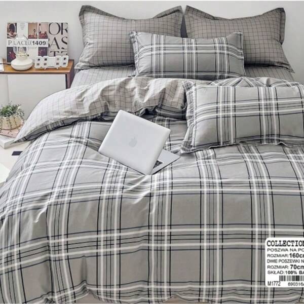 3 Stücke Baumwoll-Bettbezug Set, geeignet für alle Jahreszeiten