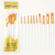 10pcs Fine Detail Painting Brush Art Craft Brush Set-Gifts For The Start Of School Season,Back To School,School Supplies
