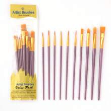 10pcs Fine Detail Painting Brush Art Craft Brush Set-Gifts For The Start Of School Season,Back To School,School Supplies