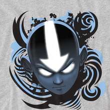Mens Blue And Black Kanji TShirt (Sport Heather) - Grey - View 4