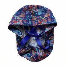 Floral Print Casual Polyester Work Cap, Multi-Seasonal Sports Hat - Plus Size Ribbon Hat - View 15
