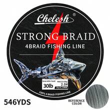 Chelesh 1000 Yards/914 Meters, 4-Strand Braided PE Fishing Line, Available In Color And Olive Green, Fishing Tools, Fishing Gift