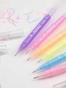 24 Farben Acryl-Gelstifte zum Zeichnen, 8er-Pack Gelmalstifte mit ultrafein 1,0 mm Spitze, Set mit Acryl-Markerstiften in Farben für Journaling, Basteln, Kunstbedarf, Schulmaterial, Schulanfang