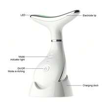 USB Rechargeable Neck Massager For Neck Lifting And Firming, Professional Female Facial Beauty Instrument, Multi-Functional Neck Massage Device, Enhances Skin Firmness And Relaxes Muscles - Multicolor - View 4