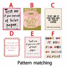 1 件浴室墙壁装饰、复古幽默海报、帆布墙壁海报、有趣的浴室艺术、印刷海报、美学印刷、多巴胺装饰、海报艺术、卧室客厅走廊装饰、粉色墙壁艺术、引言墙壁艺术装饰壁画、家居装饰、 - 彩色 - 查看 2