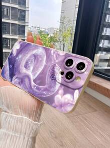 1 件简约优质蛇纹磨砂防摔穿孔镜头保护手机壳适用于 Apple//OPPO/VIVO/Redmi/ 系列