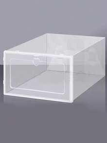 12/6/3/1pc Shoe Boxes, Shoe Store Display, For Corridor, Transparent With Lid, Foldable And Stackable Free-Combination Shoe Rack, Transparent Shoe Box With Lid, Foldable And Stackable Plastic Shoe Rack Storage Box - Waterproof, Space-Saving For All Shoes Storage - Suitable For Entryway, Bedroom, Home, Dorm. Stackable Clear Plastic Box For Closet, Sports Shoes, Office - Multicolor - View 15