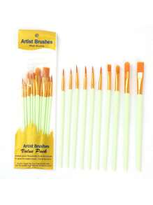 10pcs Fine Detail Painting Brush Art Craft Brush Set-Gifts For The Start Of School Season,Back To School,School Supplies