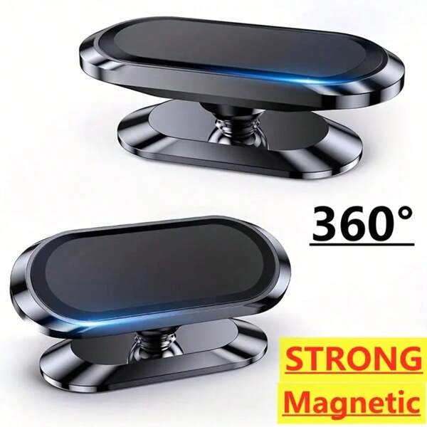 1 pieza Soporte magnético giratorio de 360 grados para teléfono de coche, soporte de montaje magnético para respiradero del coche, soporte móvil para GPS de smartphone para , ,