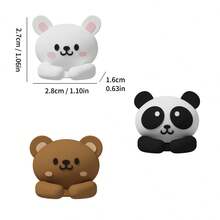 2/3pcs Cute Desktop Cable Organizer, Self-Adhesive Wire Clips, No Drill Cable Clips, Space Saving, For Power Cords, Headphones, Charging Cables, Suitable For Desk, Nightstand, Wall, Car, Dorm, Office - Multicolor - View 16