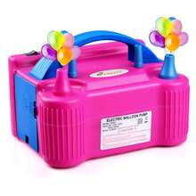 Bomba inflador de globos con aire eléctrica para fiestas cumpleaños bodas eventos infantiles inflado rápido práctico fácil de transportar uso profesional y doméstico - Tipo de Enchufe A USA (110-127V) - Ver 2